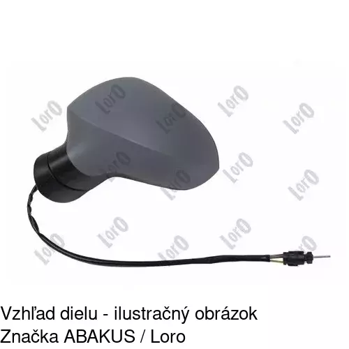 Vonkajšie zrkadlo 6732511S /POLCAR/ - obr. 3