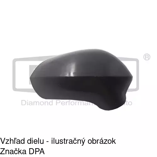 Rám vonkajšieho zrkadla 673255PM /POLCAR/ - obr. 4