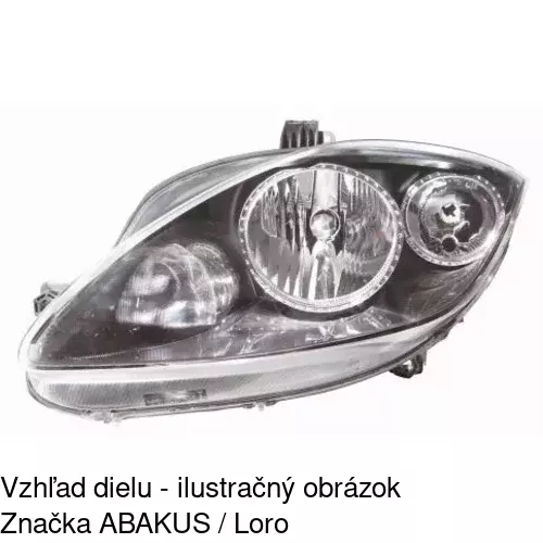 Hlavný reflektor POLCAR 6755100E