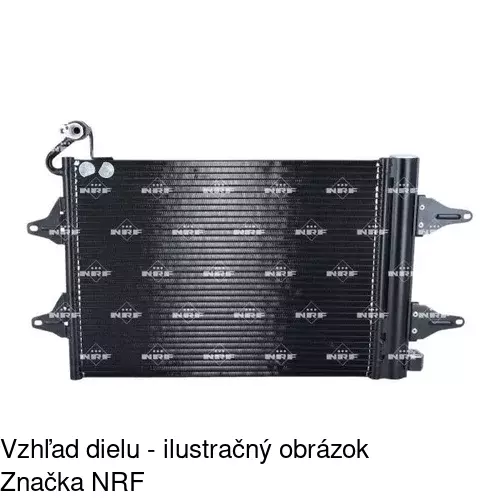 Chladiče klimatizácie 6913K8C1S /POLCAR/ - obr. 2