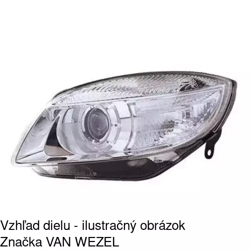 Hlavný reflektor 6915091H /POLCAR/ - obr. 1