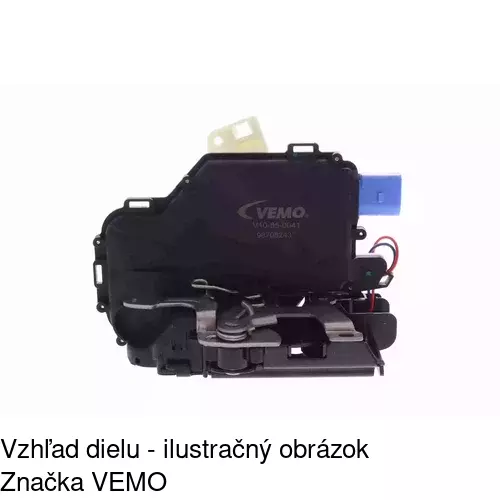 Vnútorná zámka dverí 6915ZC-4 /POLCAR/ - obr. 2