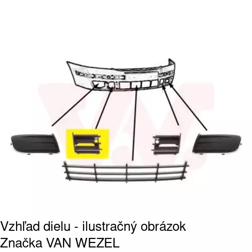 Kryt v nárazníku 6922272J /POLCAR/ - obr. 2