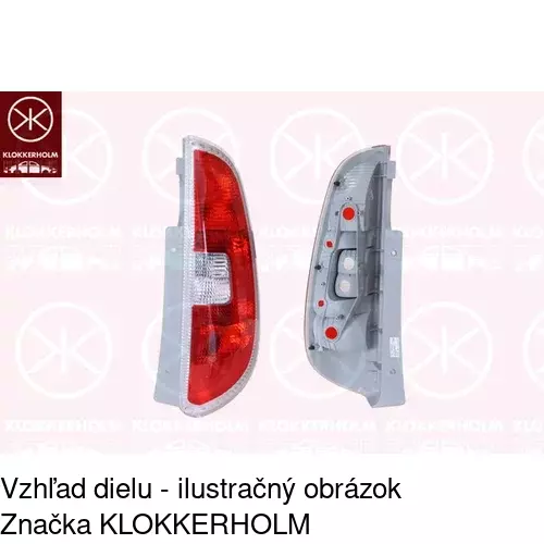 Zadné svetlo POLCAR 693088-E