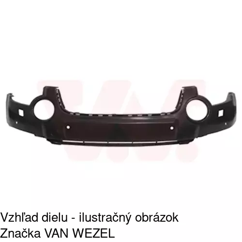 Predný nárazník POLCAR 693507-1