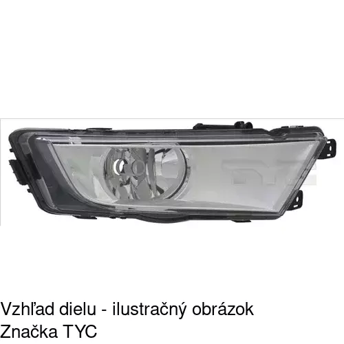 Hmlové svetlo - predné POLCAR 69C129-E