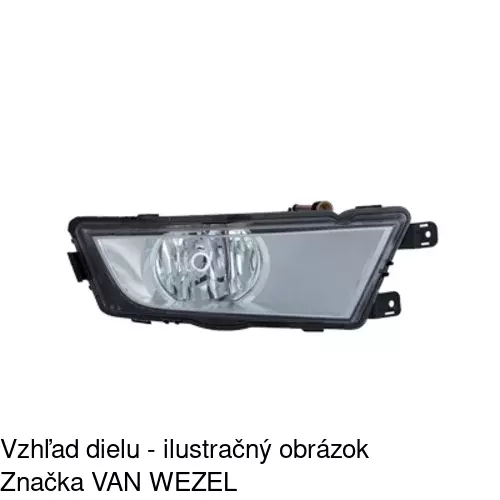 Hmlové svetlo - predné 69C1300E /POLCAR/ - obr. 5