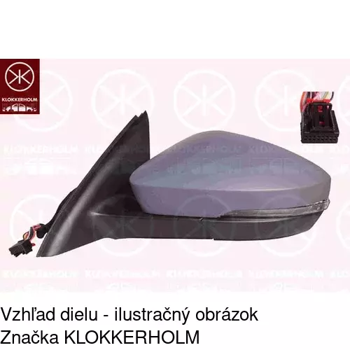 Vonkajšie zrkadlo 69C1516M /POLCAR/ - obr. 4