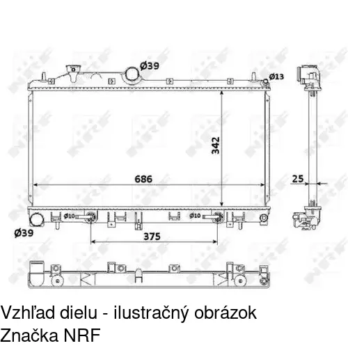 Chladiče vody POLCAR 7243081K
