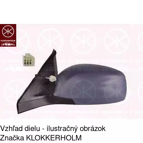 Vonkajšie zrkadlo 7402514E /POLCAR/ - obr. 1