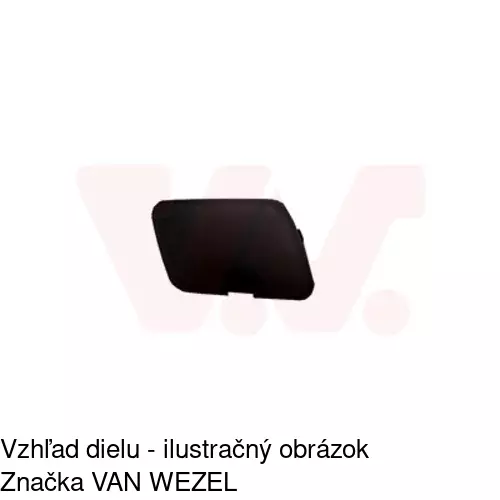 Záslepka ťažného háku 742307-9 /POLCAR/ - obr. 1