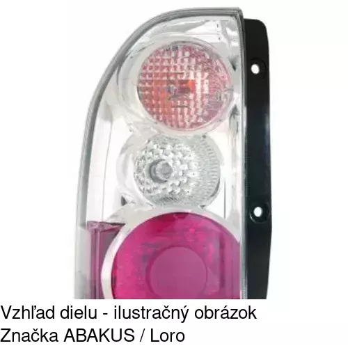 Zadné svetlo POLCAR 742487-1