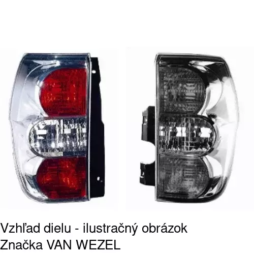Zadné svetlo 7426871E /POLCAR/ - obr. 1