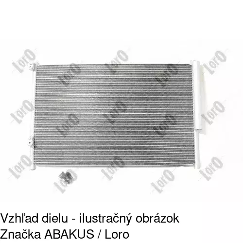 Chladiče klimatizácie 7426K8C1S /POLCAR/ - obr. 1