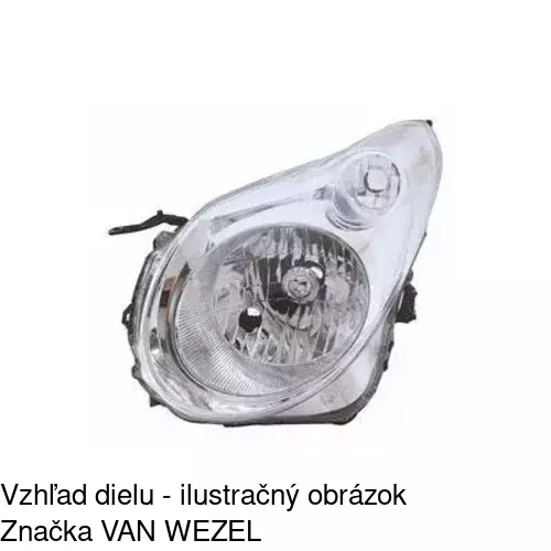 Hlavný reflektor 743109-E /POLCAR/ - obr. 3