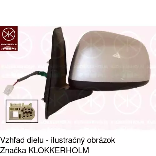 Vonkajšie zrkadlo 7435521M /POLCAR/ - obr. 2