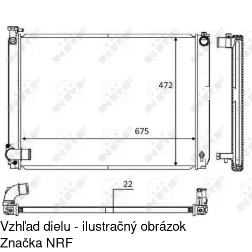 Chladiče vody POLCAR 8061083K