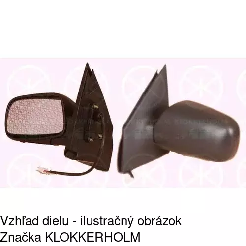 Vonkajšie zrkadlo 8104524M /POLCAR/ - obr. 2