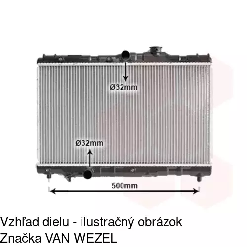 Chladiče vody 810908-1 /POLCAR/ - obr. 2