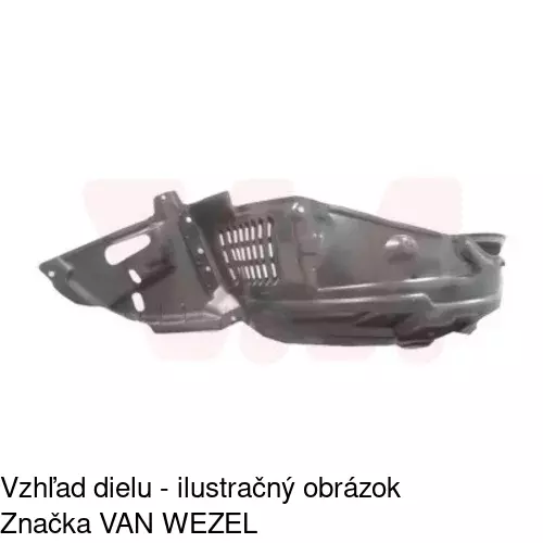 Podblatník (plast) 8114FL-1 /POLCAR/
