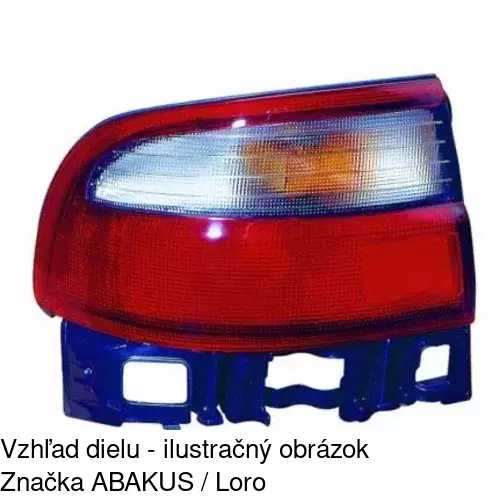 Zadné svetlo POLCAR 812287