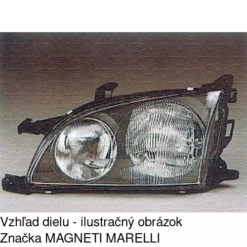 Hlavný reflektor 8123100E /POLCAR/ - obr. 2