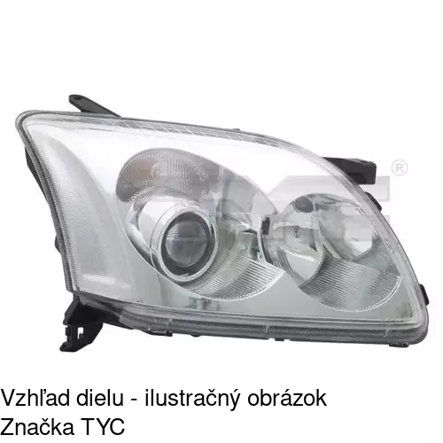 Hlavný reflektor POLCAR 8125091E
