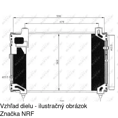Chladiče klimatizácie POLCAR 8125K83K