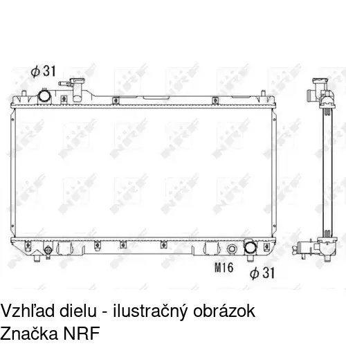 Chladiče vody POLCAR 8144082K