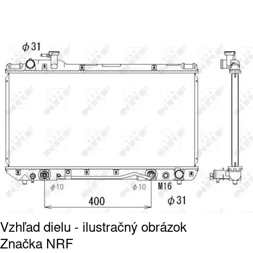 Chladiče vody POLCAR 8144083K