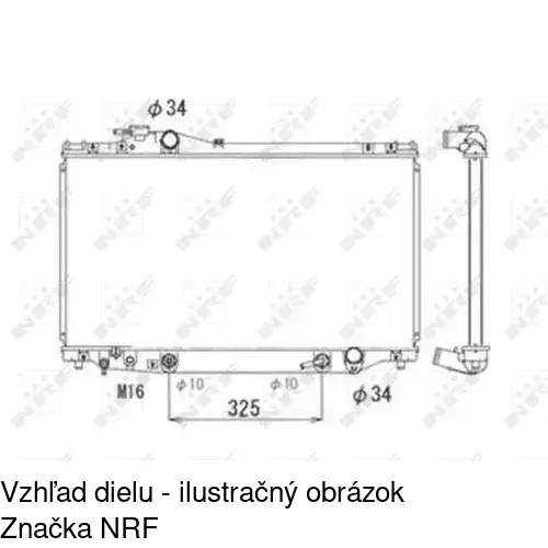 Chladiče vody 816108-3 /POLCAR/