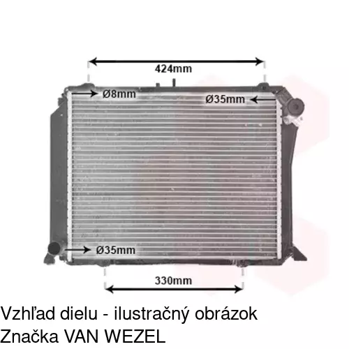 Chladiče vody 816508-2 /POLCAR/ - obr. 1