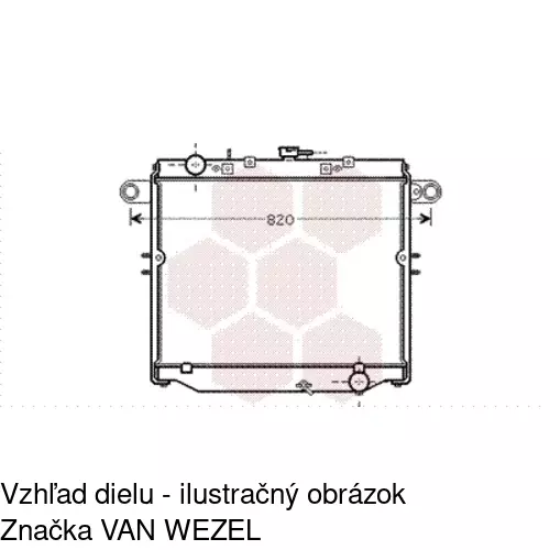 Chladiče vody 817908-1 /POLCAR/ - obr. 2