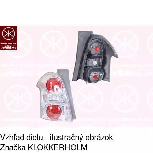 Zadné svetlo POLCAR 8186871X
