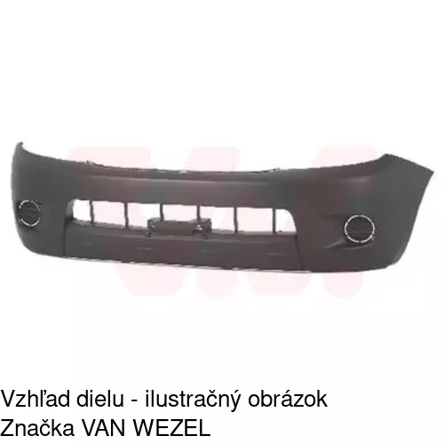 Predný nárazník POLCAR 819207-1