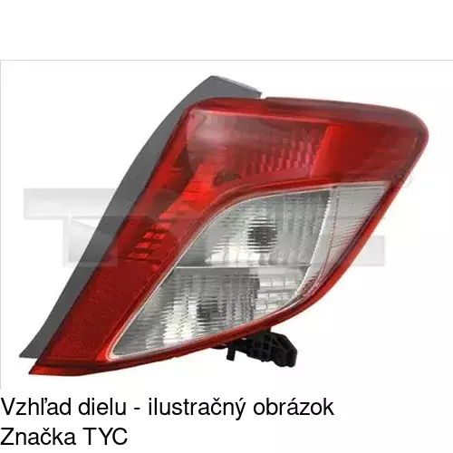 Zadné svetlo POLCAR 81B187-E