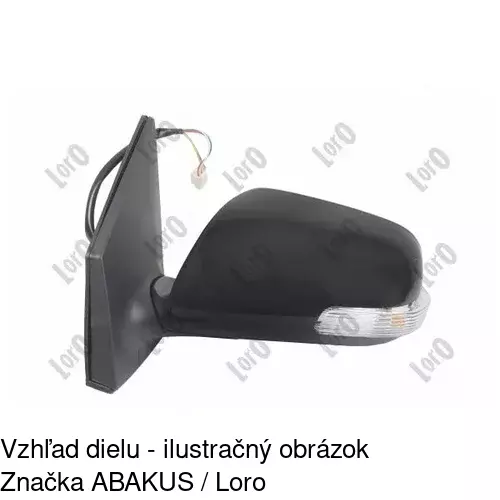 Vonkajšie zrkadlo POLCAR 81C2515M