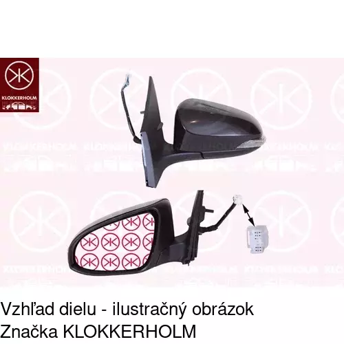 Vonkajšie zrkadlo POLCAR 81C4525M