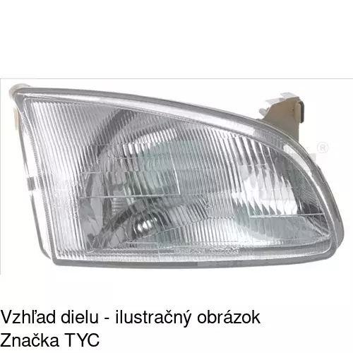 Hlavný reflektor POLCAR 81Y109