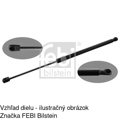 Plynová pružina 9062AB1 /POLCAR/ - obr. 1