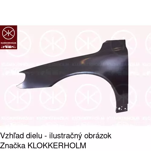 Predný blatník POLCAR 907601
