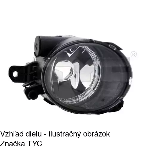 Hmlové svetlo - predné POLCAR 907629-E