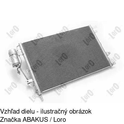Chladiče klimatizácie 9090K8C1 /POLCAR/ - obr. 1