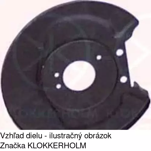 Brzdovy štít 9500OT10 /POLCAR/