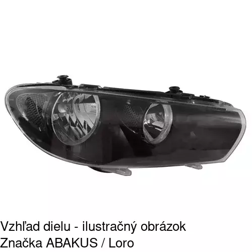 Hlavný reflektor 951110-E /POLCAR/ - obr. 1