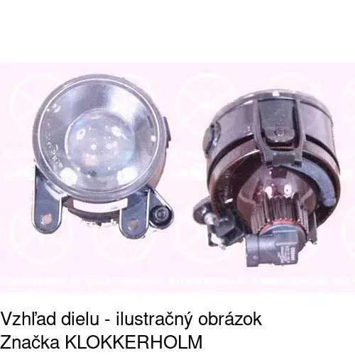 Hmlové svetlo - predné 9513303E /POLCAR/ - obr. 2