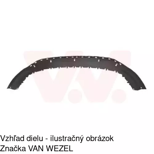 Spojler predného nárazníka 951825-1 /POLCAR/
