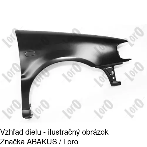 Predný blatník 952402-J /POLCAR/ - obr. 1