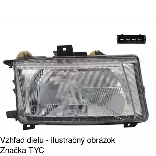 Hlavný reflektor POLCAR 9524103V