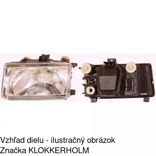 Hlavný reflektor 9524106E /POLCAR/ - obr. 2